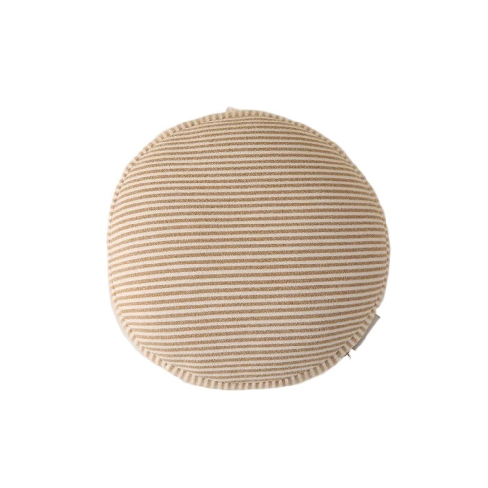 Save Space Stripe 2 in 1 Eye Mask Pillow Soft Storage Hook Travel Folding Pillow Elastic Band Foldable Neck Headrest