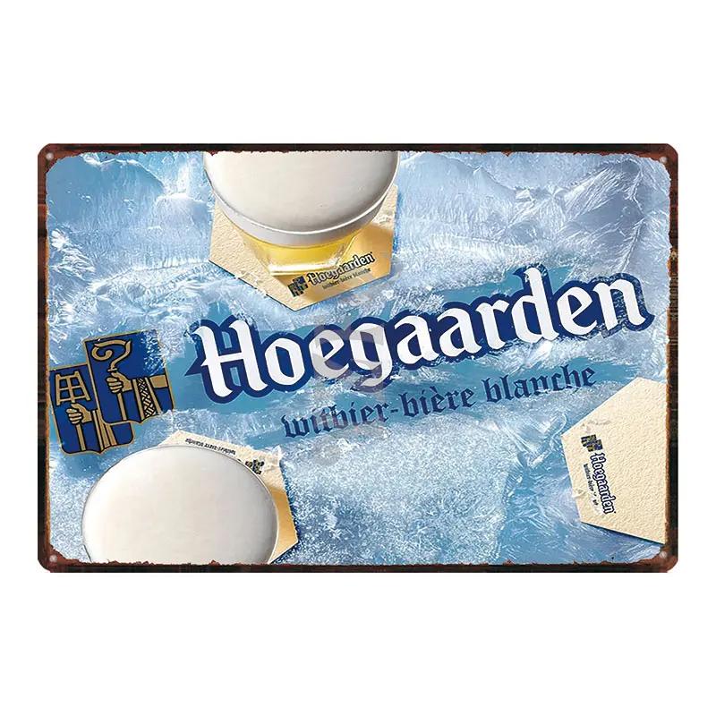 Орваль Шимэ Вестмалле Шуфф Металлическая жестяная вывеска Винтажная тарелка Для Бара Клуба Стены Паба Ресторана Декор Дома Железный Постер DU-3599A