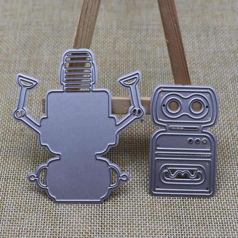Metal Cutting Dies Cut Die Robot Frame Decoration Scrapbooking Paper Knife Mould Blade Punch Stencil