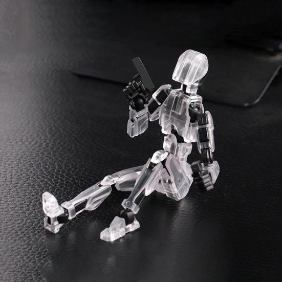 36987 Sets 3D Printed Robot Action Figure with Accessories Multi-jointed Movable Robot Model Articulated Dummy