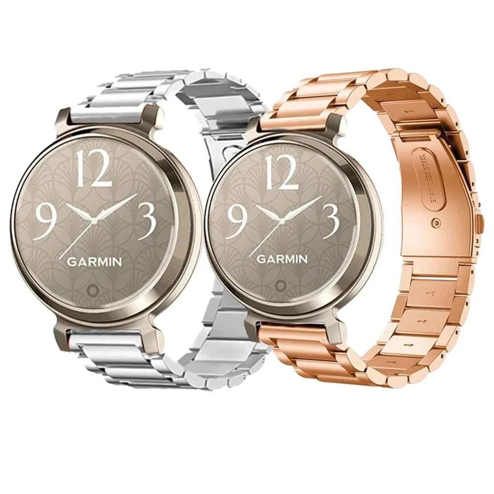 Ремешок из нержавеющей стали шириной 14 мм для женских умных часов Garmin Lily 2