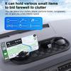 1Pcmultifunction Car Anti-Slip Mat,Rotatable Anti Skid Car Dashboard Pad With Temporary Parking Numbe,Universal Car Phone Holder