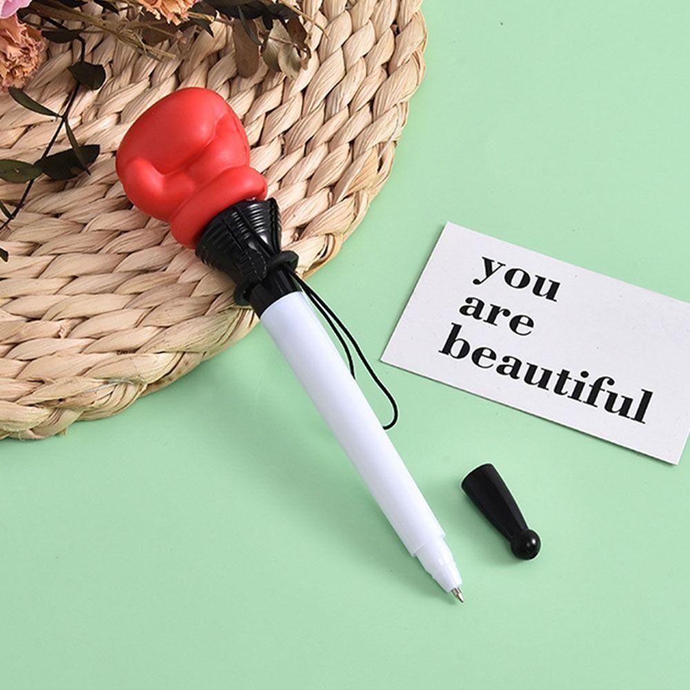 Supplies Writing Stationery Ballpoint Pen Fist Neutral Gel Pen Siging Writing Pen Bounce Boxing Pen