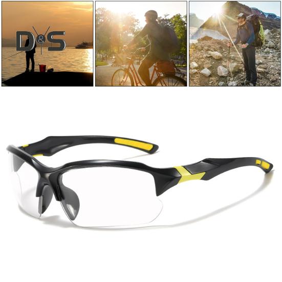 Бифокальные поляризованные солнцезащитные очки для велоспорта с защитой от ультрафиолета, антибликовым покрытием, устойчивым к царапинам, регулируемыми дужками, защитным шнуром, очками для занятий спортом на открытом воздухе