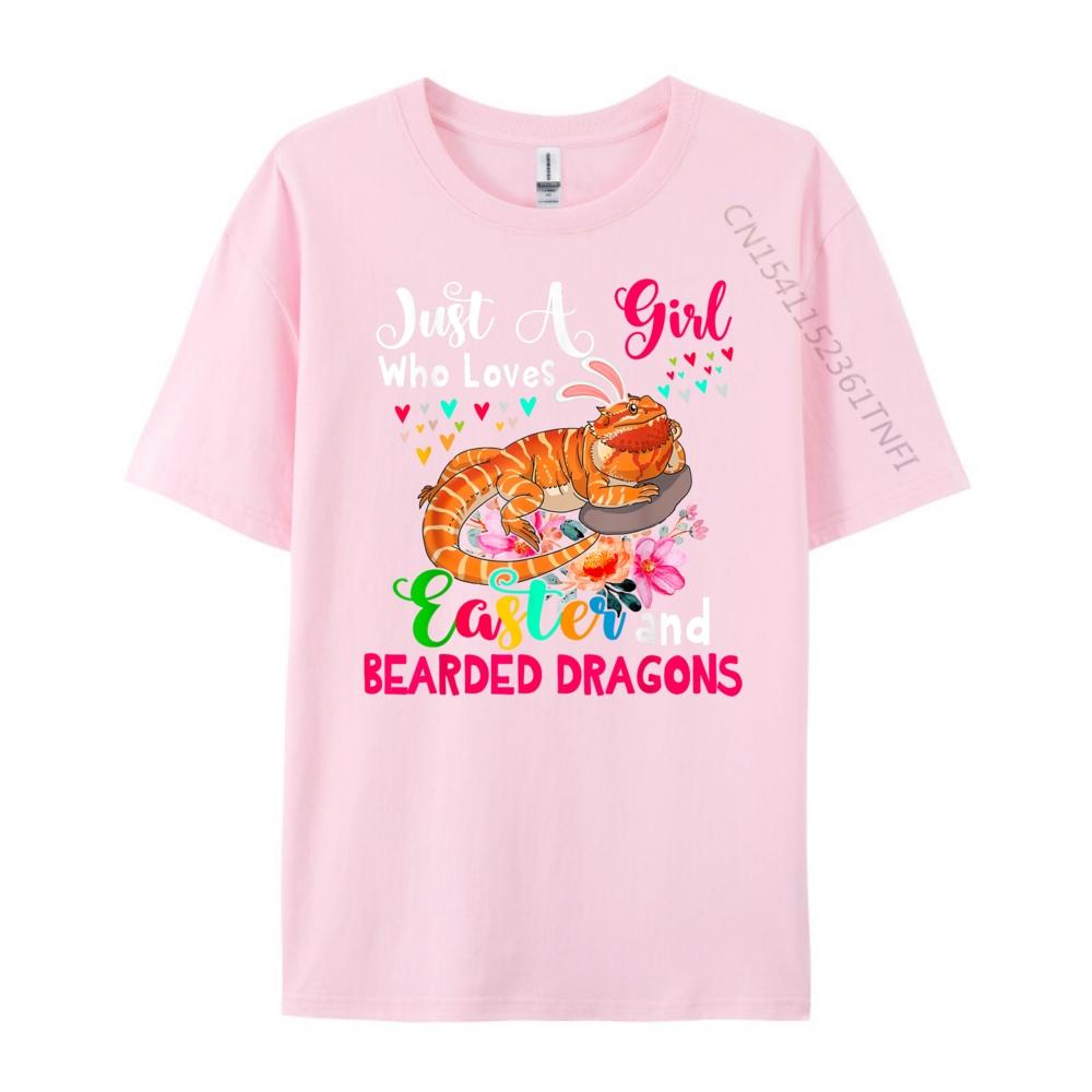 Just A Gift Who Loves Easter And Bearded Dragons Designer Clothes Unisex Funny T Shirts Normal 3d Printed T Shirts Unisexs Clothing