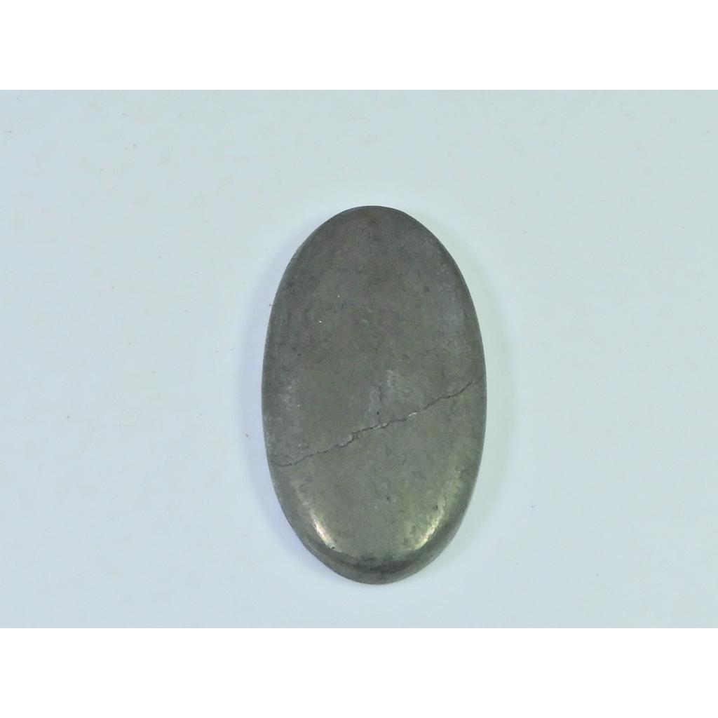 23X42X05MM Натуральный Пирит Апачи Голд Кабошон Грушевидный Россыпной Самоцвет 89 карат. Б-372