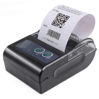 Мини-портативный термопринтер, беспроводной чековый принтер, USB BT