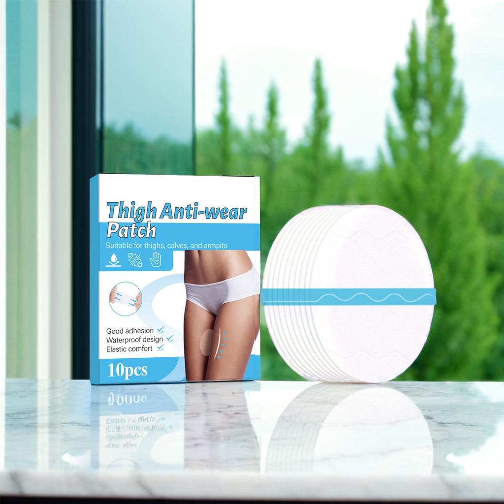 10 Pcs Body Anti-Friction Pads, Self-Adhesive Thigh Patch Disposable Ultra-Thin Thigh Inner Anti-Chafing Paste For Thigh Inner