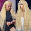 Front lace African small curl ladies wig loose deep wave long curly hair front lace wig headgear