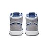 Детские кроссовки Air Jordan 1 Retro High OG PS True Blue Белый цементно-серый FD1412-410