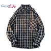 Cozy Up Men's Flannel Shirts, Long-Sleeve, Loose-Fit Pocket, Plaid