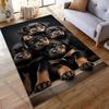 Adorable puppies showing close bond carpet Yoga living room room decor children's crawling mat doormat area rug games mat