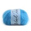 Yokota DARUMA Wool Mohair Extra Pack of Yarn, Thick, Col. 8, Blue, 20g, Approx. 46m, 5, 01-6320