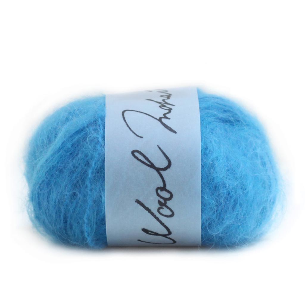 Пряжа Yokota DARUMA Wool Mohair Extra, Толстая, Цветной. 8, Синий, 20 г, Прибл.. 46м, 5, 01-6320