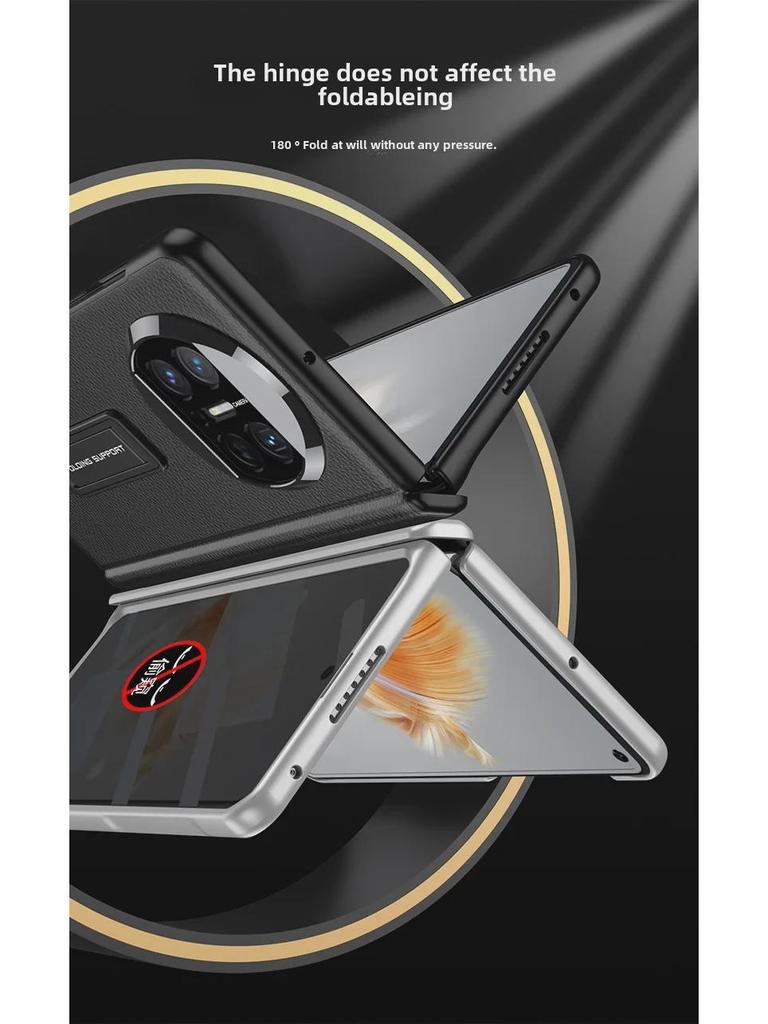 Чехол для Huawei Mate X3 Full-Cover Folding Screen из кожи для телефона — защита от писков и падений