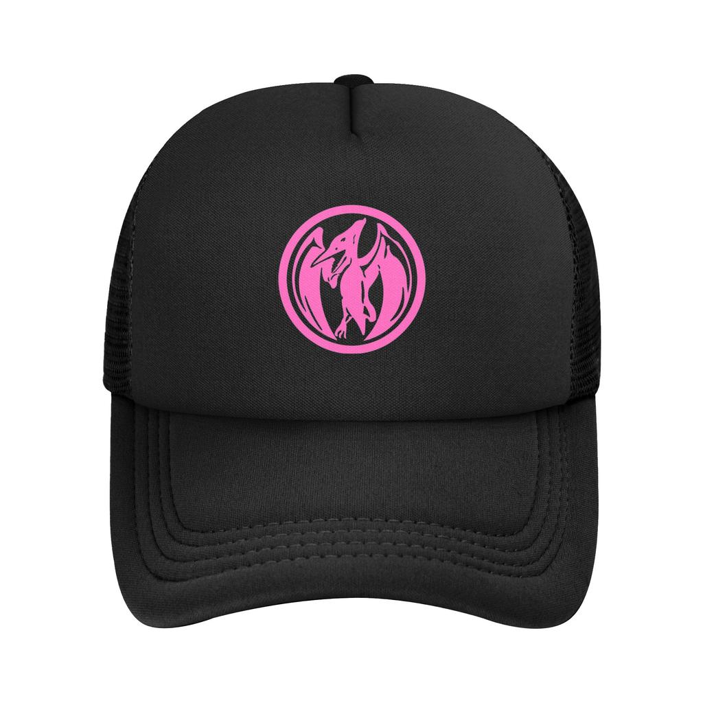 White Tiger Power Rangers Trucker Hat Adult Vintage Mesh Baseball Cap Polyester Breathable Sports Cap