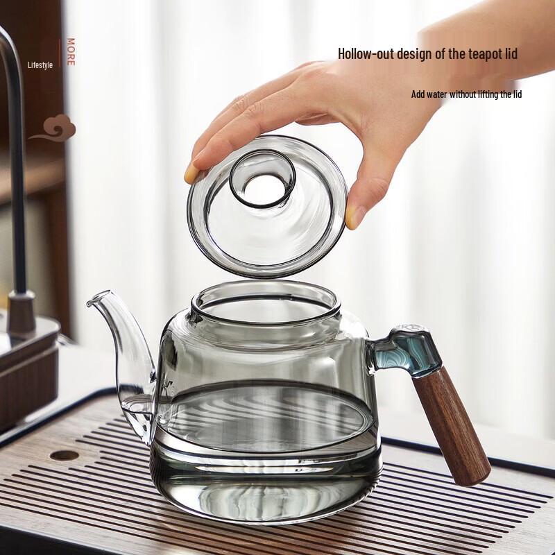 Автоматический стеклянный чайник и керамическая плита YIHUTEA