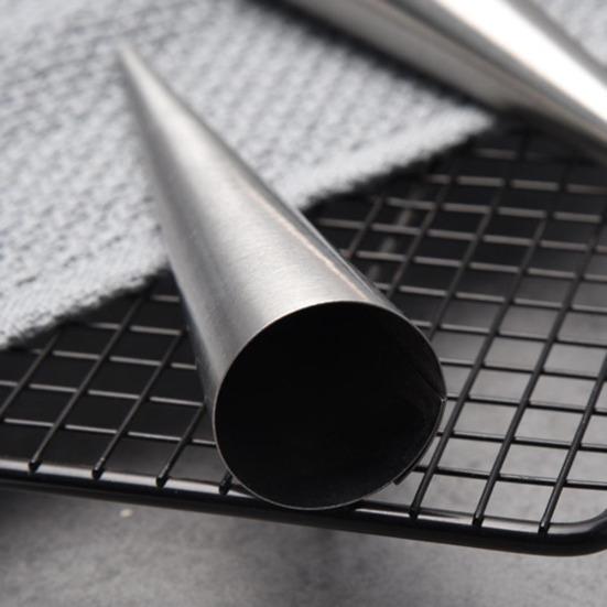 Конус из нержавеющей стали, заостренная форма, спиральная форма для круассана, хлеба, трубка, инструмент для выпечки