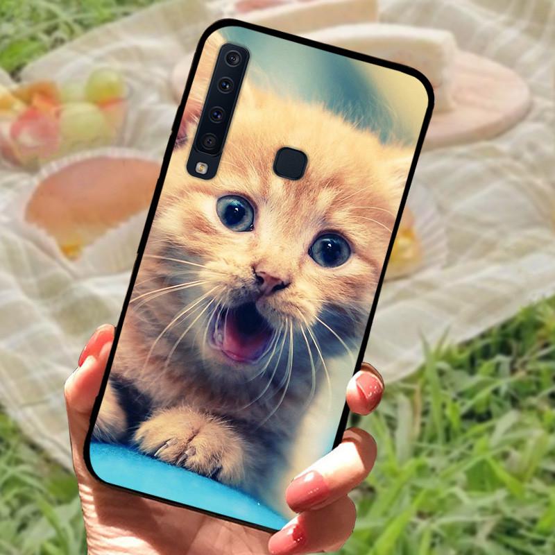 Для Samsung A9 2018 Чехол-крышка A7 2018 Силиконовый Мягкий Мраморный Черный Бампер Funda Coque для Samsung Galaxy A7 A9 2018 Защитный