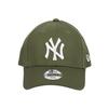 Детская кепка New Era YOUTH 9FORTY с наклейкой 99HeadwearShop, шляпа для мальчиков и девочек, детская бейсболка с логотипом, MLB New York Yankees, оливковая, хаки, зеленая [Б/У]