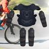 5 Pieces Kids Motorcycle Armor Knee Pads Elbow Boys Girls Full Body Protective Gear Suit Dirt
