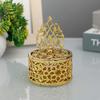Gold-plated Gold Hollow Box Handheld Packaging Gift Box Candy Container Box  Gift Box