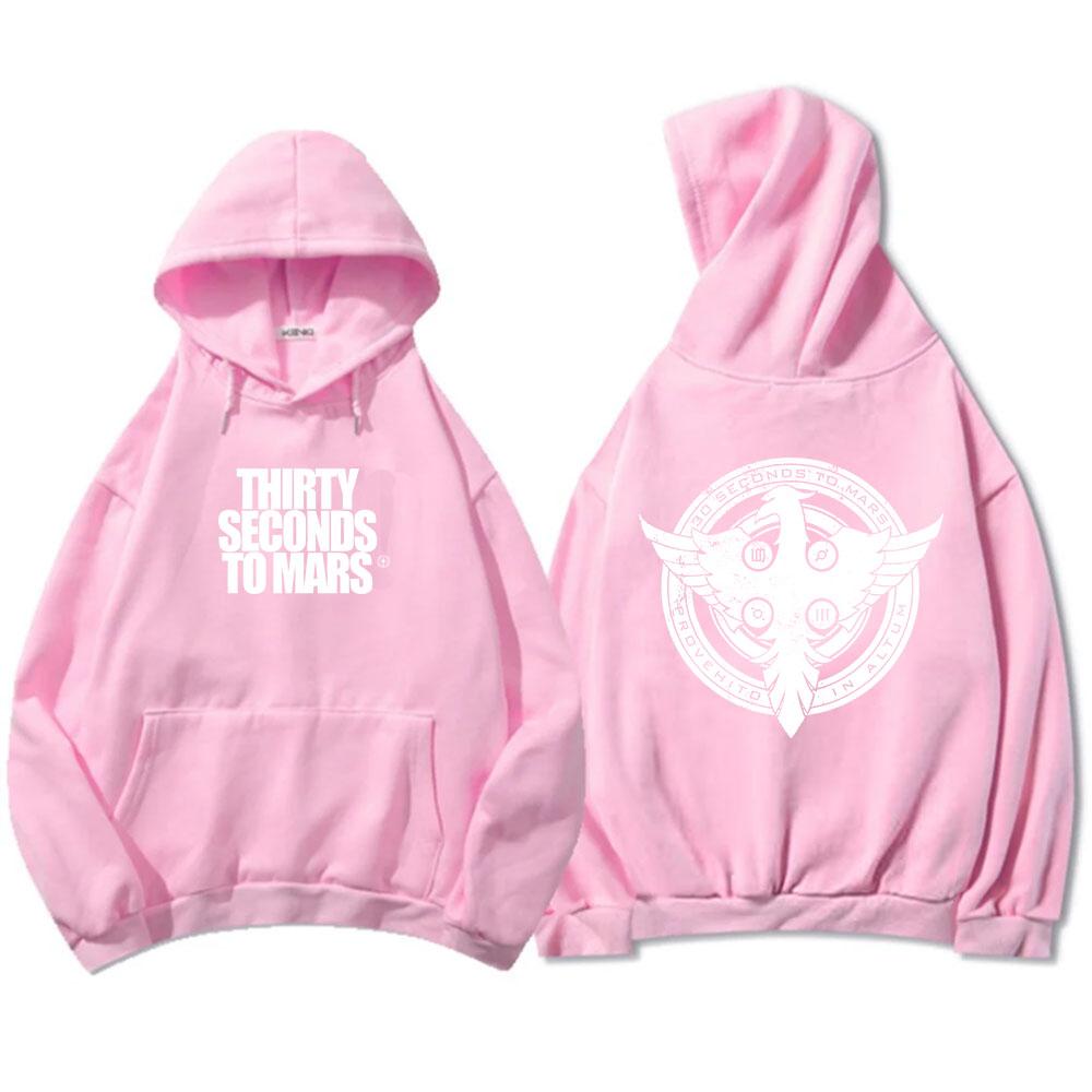 Толстовки Thirty Seconds To Mars с длинным рукавом, модные худи с капюшоном, повседневные, в стиле рок, унисекс, уличная одежда, мужские