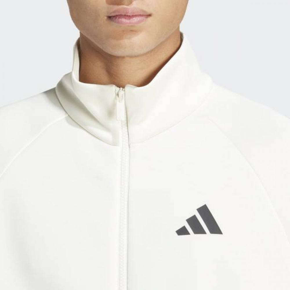 Adidas Stadium Track Top Loose Fit Full Length Zipper