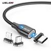 Magnetic Fast Cable Micro USB Charging Phone Android Data Cable Wire Magnet Charger Mobile 3A