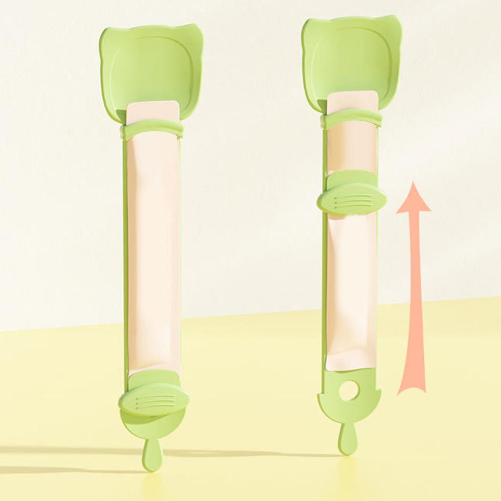 3pcs Cat Strip Squeeze Spoon Hygienic Feeding Labor Saving Sliding Cat Strip Feeder with Hanging