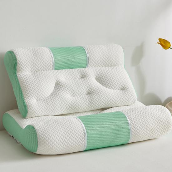 Cervical Support Pillow Sleep Enhancing Neck Pillow Breathable Ergonomic Pillow on Bed for Neck Fatigue Relief Healthy Sleep Posture