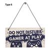 Boys Girls Game Ornaments Gaming Room Sign Wood Plaque I'm Gamer Do Not Disturb Hanging Pendant