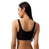 Calvin Klein Ck Wireless Removable Pad Light Sports Ribbed Tank Bra Women Underwear Space-Black QP3365O