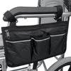 Wheelchair Armrest Side Mobile Device Convenient Storage Wheelchair Bag