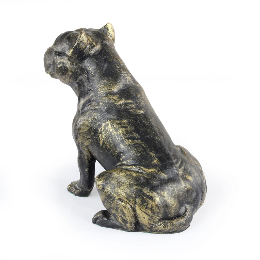 American Staffordshire Terrier, Amstaff - Dog Statue, Sitting Dog for Desk, Decoration for the Living Room of a Dog Lover by Art-Dog