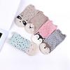 5 Pairs Women Ankle Socks Funny Cute Cartoon Animals Ear Plush Boat Socksl Art Sock Meias Short Sox