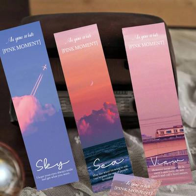 30 шт. Розовый и Нежный Момент Закладка-Карточка Ноутбук Багаж Гитара Водонепроницаемый Граффити Водонепроницаемый Мультяшный ПВХ Граффити Закладка