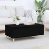  Coffee Table, Black, 90x50x36.5 Cm, Wood-based Material