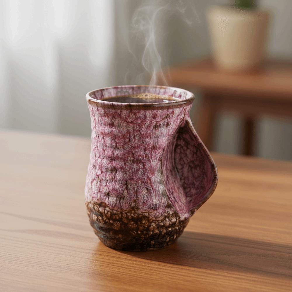 Жаростойкая глазурованная керамическая кофейная кружка градиентного цвета, печная чашка, чашка для воды, чашка для чая, подарок