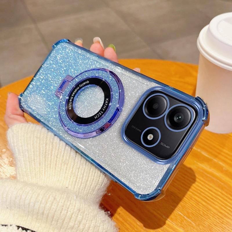 Роскошный чехол-подставка с блестками для Realme 14ProPlus 14Pro 13Pro 11 12 C30 C30S C31 C33 C35 C55 C61 C63 C53 Чехол для 13ProPlus Крышка