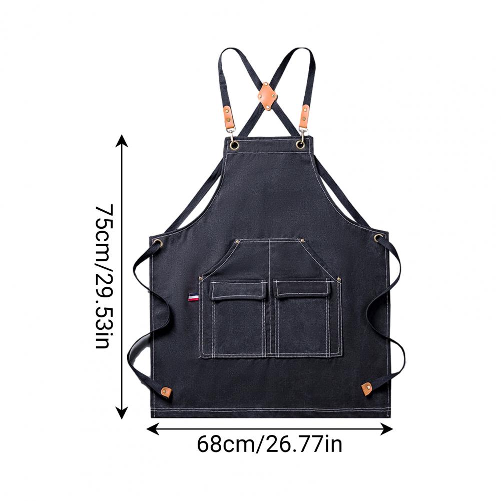 Waterproof Kitchen Pockets Men Women Cross Back Work Barista Gardening Painting Craft Adjustable Durable Culinary Tool