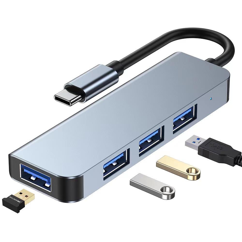 Универсальная док-станция 2-в-1 с 7 портами USB: Многофункциональный Type-C хаб для компьютеров и телефонов