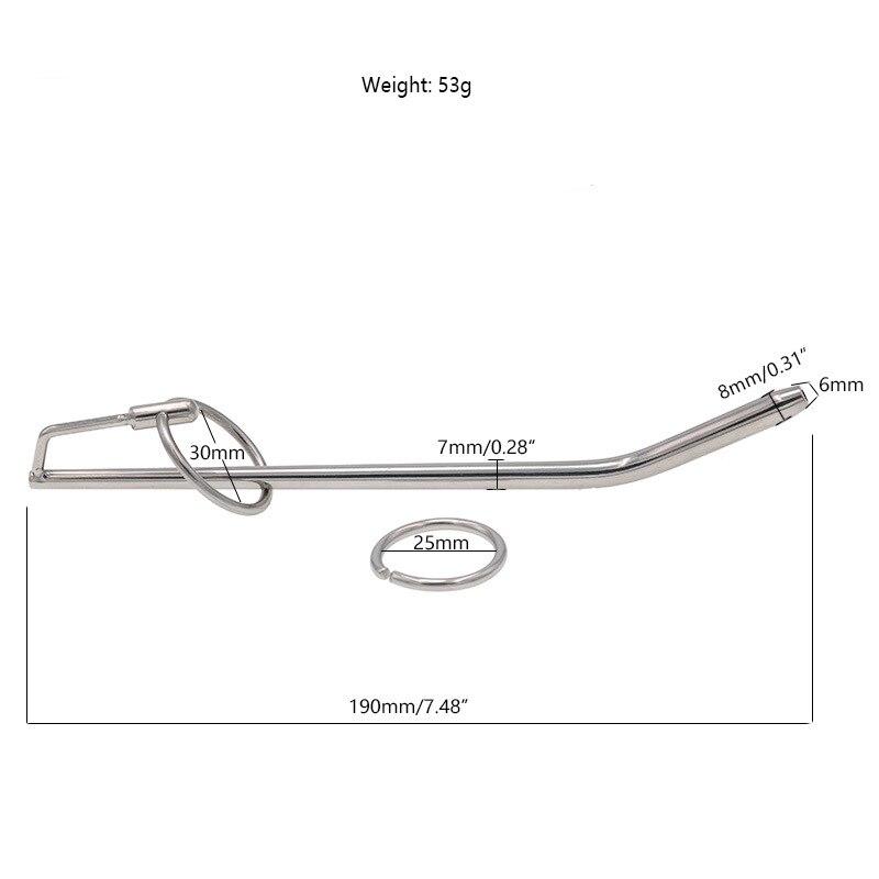 Длинный полый уретральный стержень из нержавеющей стали, устройство для мастурбации, секс-инструмент, уретральная пробка, уретральный стимулятор, зондирование уретры, уретральный раб
