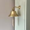 10.16 Cm Solid Brass Ships Bell Dinner Wall Porch Service Bell Solid Brass Restaurant Bell