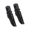 2pcs Motorcycle Front Footpeg Footrest T6063 Aluminum Alloy Anti Slip Rustproof Replacement for Aprilia GPR125