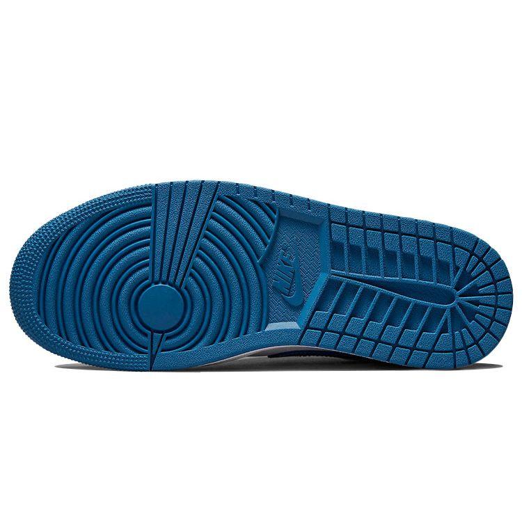 Air Jordan 1 Low Marina Blue Women Sneakers White Dark-Marina-Blue DC0774-114