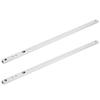 2Pcs Cold-Roll Steel Sheet Drawer Slide Rail Two Way Slide Drawer Slide Track  Dresser
