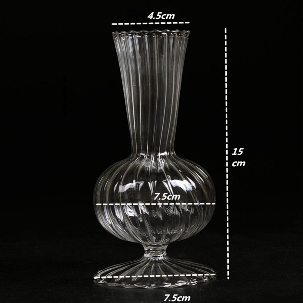 Hydroponic Nordic Creative Container Plant Bottle Glass Vases Flower Pot Table Vase