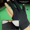 1 шт. Профессиональные перчатки для бильярда с тремя пальцами и нескользящим ковриком, легкие дышащие высокоэластичные нейлоновые перчатки, аксессуары для бильярда