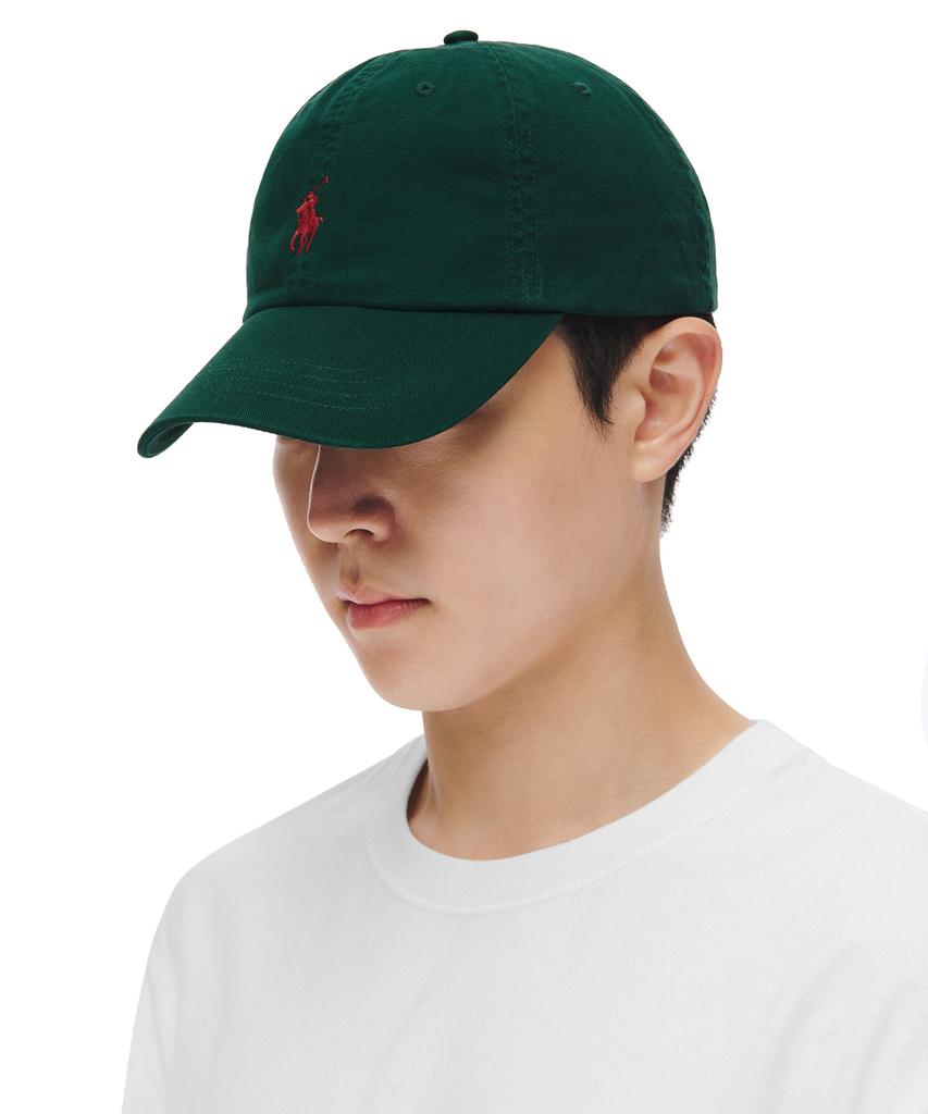 Кепка-бейсболка POLO RALPH LAUREN из хлопка Чино - Зеленая